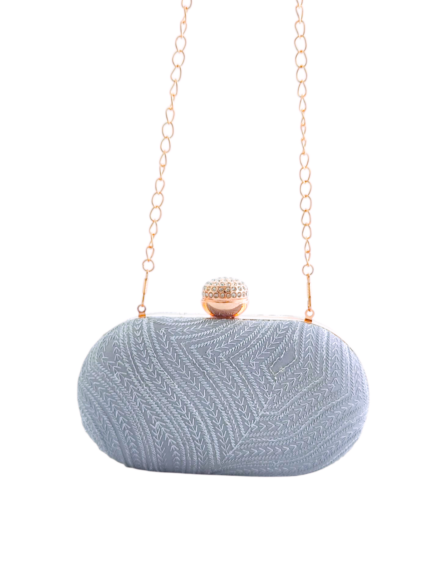 Baadal grey capsule Clutch