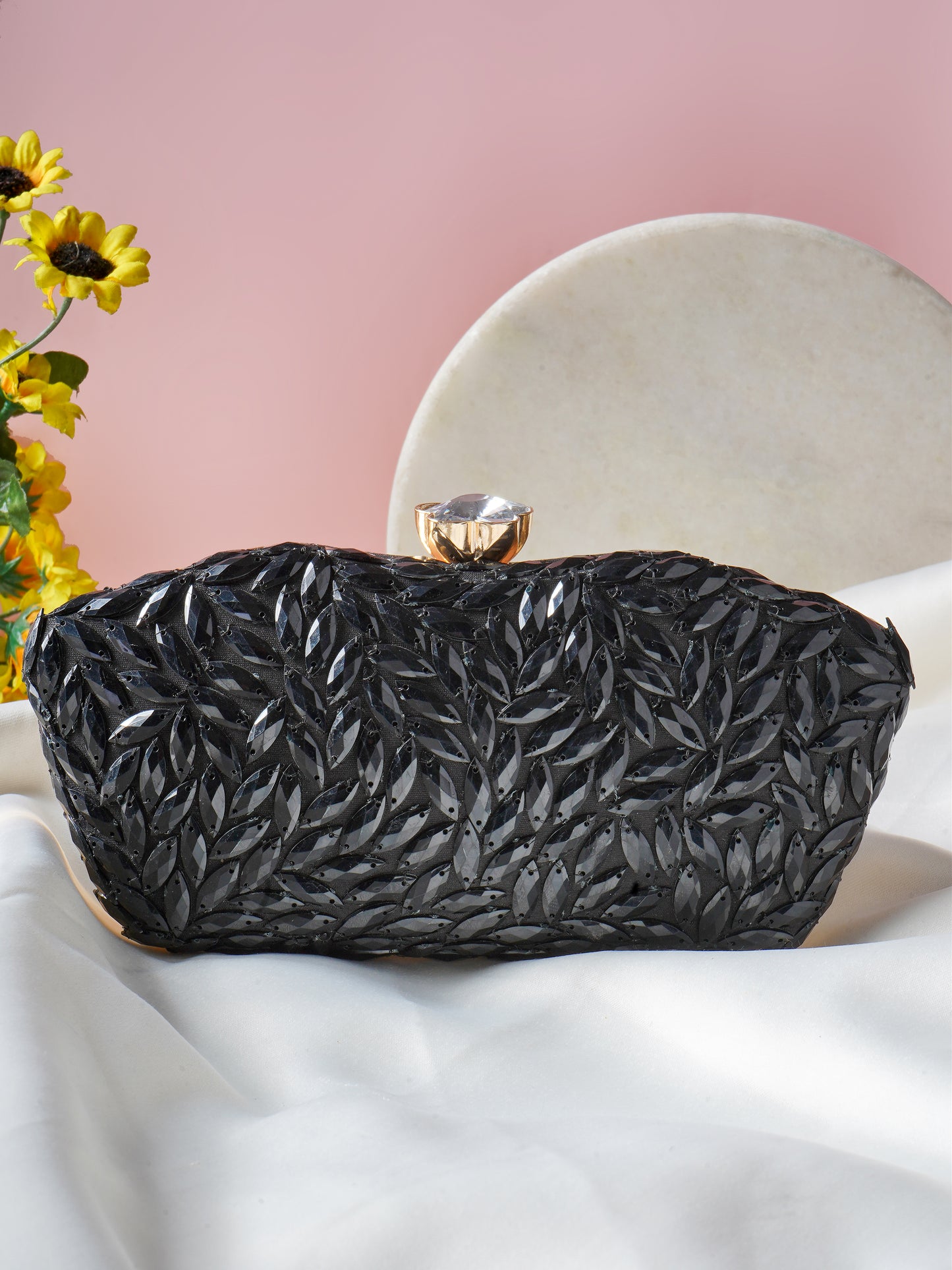 Black Agate Clutch (with minor imperfections)