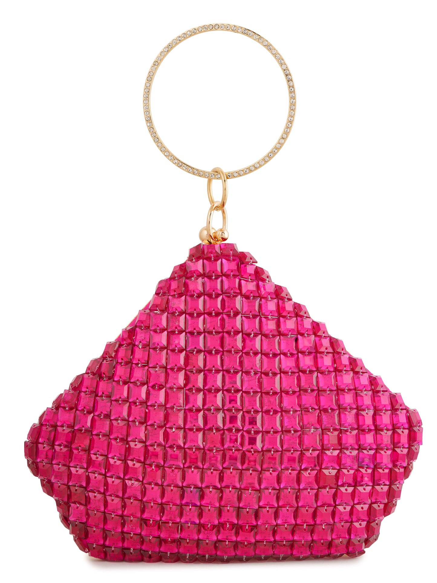 Pink sapphire Diamond Clutch