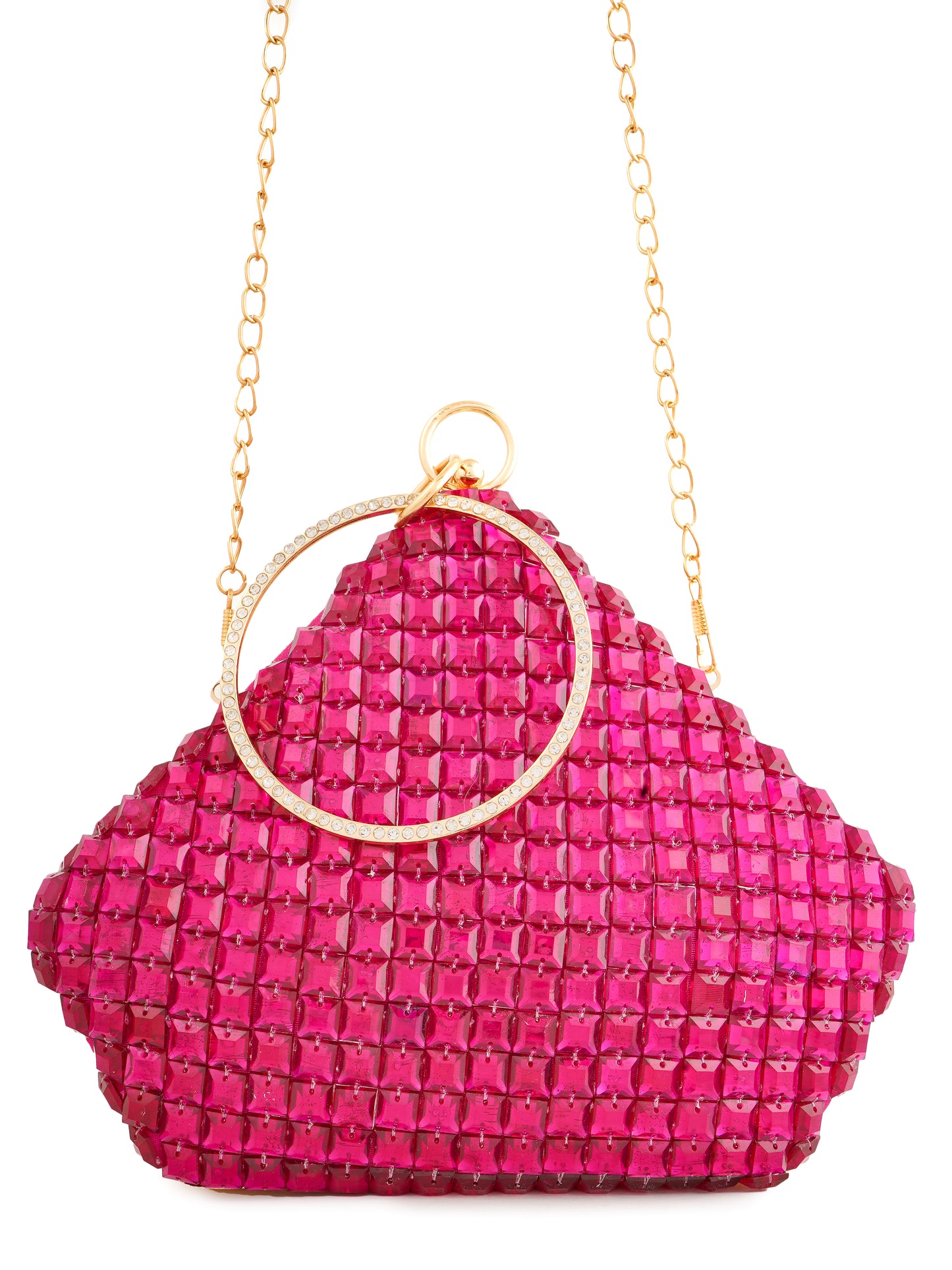 Ishita Dutta Pink Sapphire Diamond Clutch