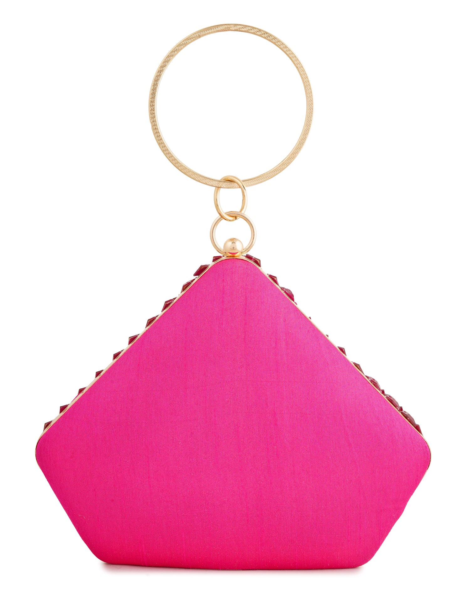 Ishita Dutta Pink Sapphire Diamond Clutch