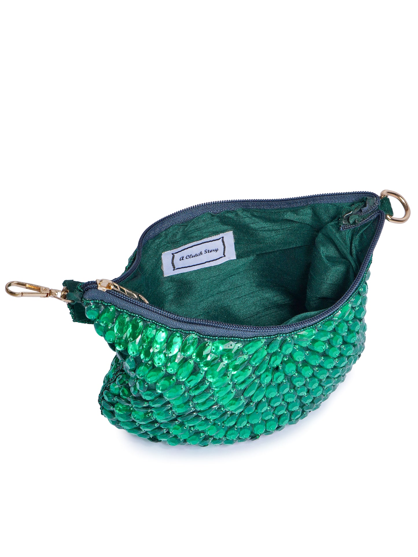 Emerald Glow Purse