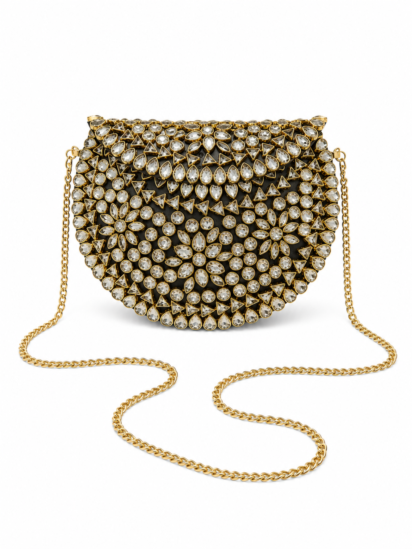 Gold Luxe Kundan Clutch