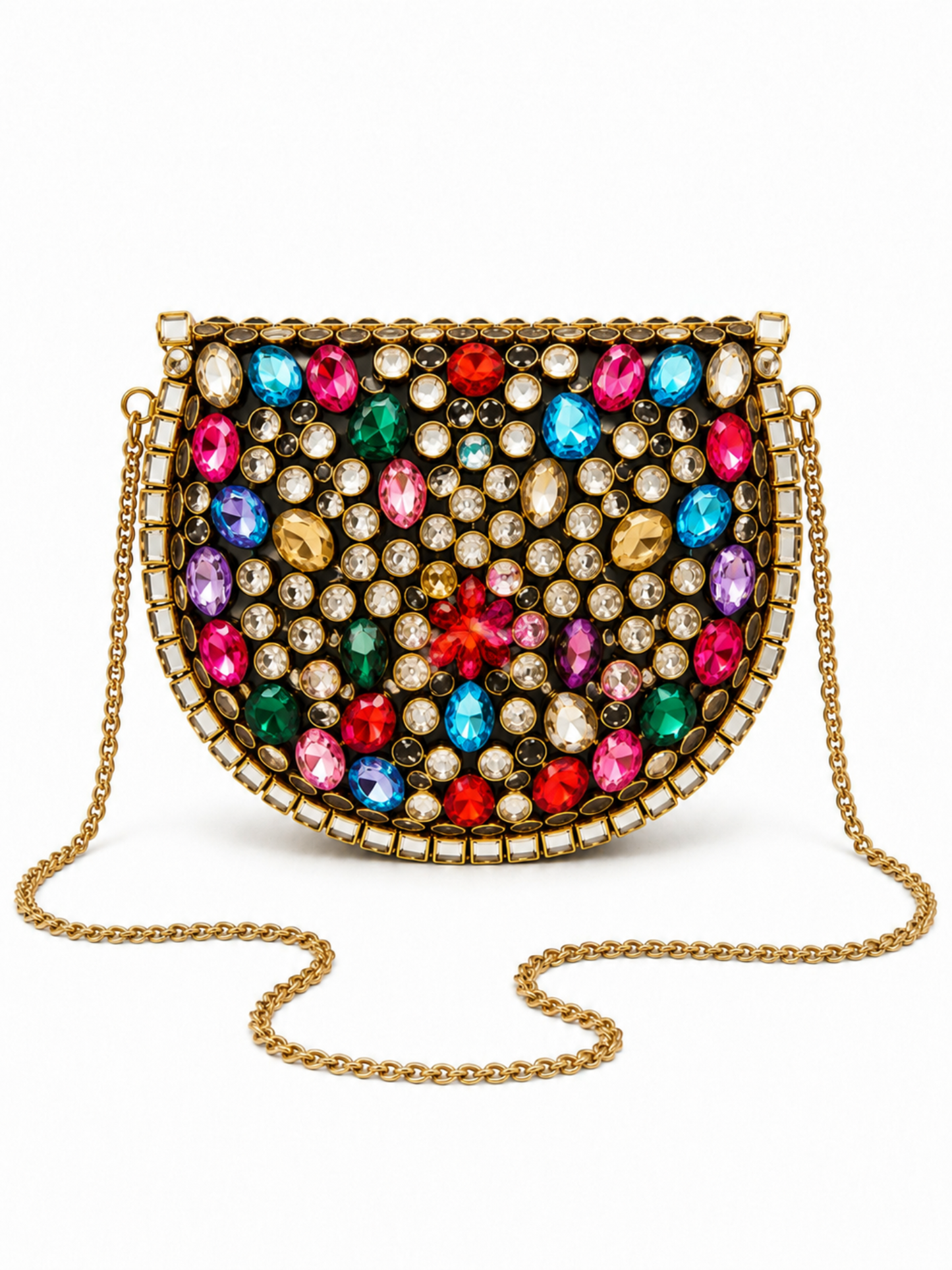 Multi Luxe Kundan Clutch