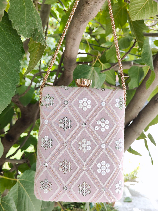 Fajr Dusty Pink Clutch