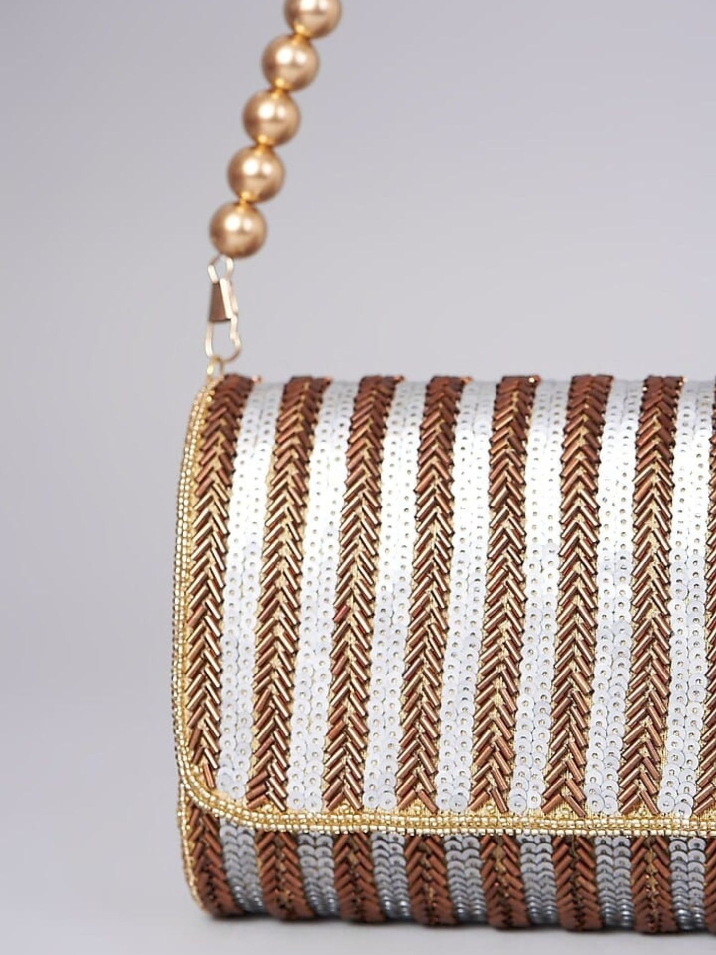 Antique Grey Gold Flapover