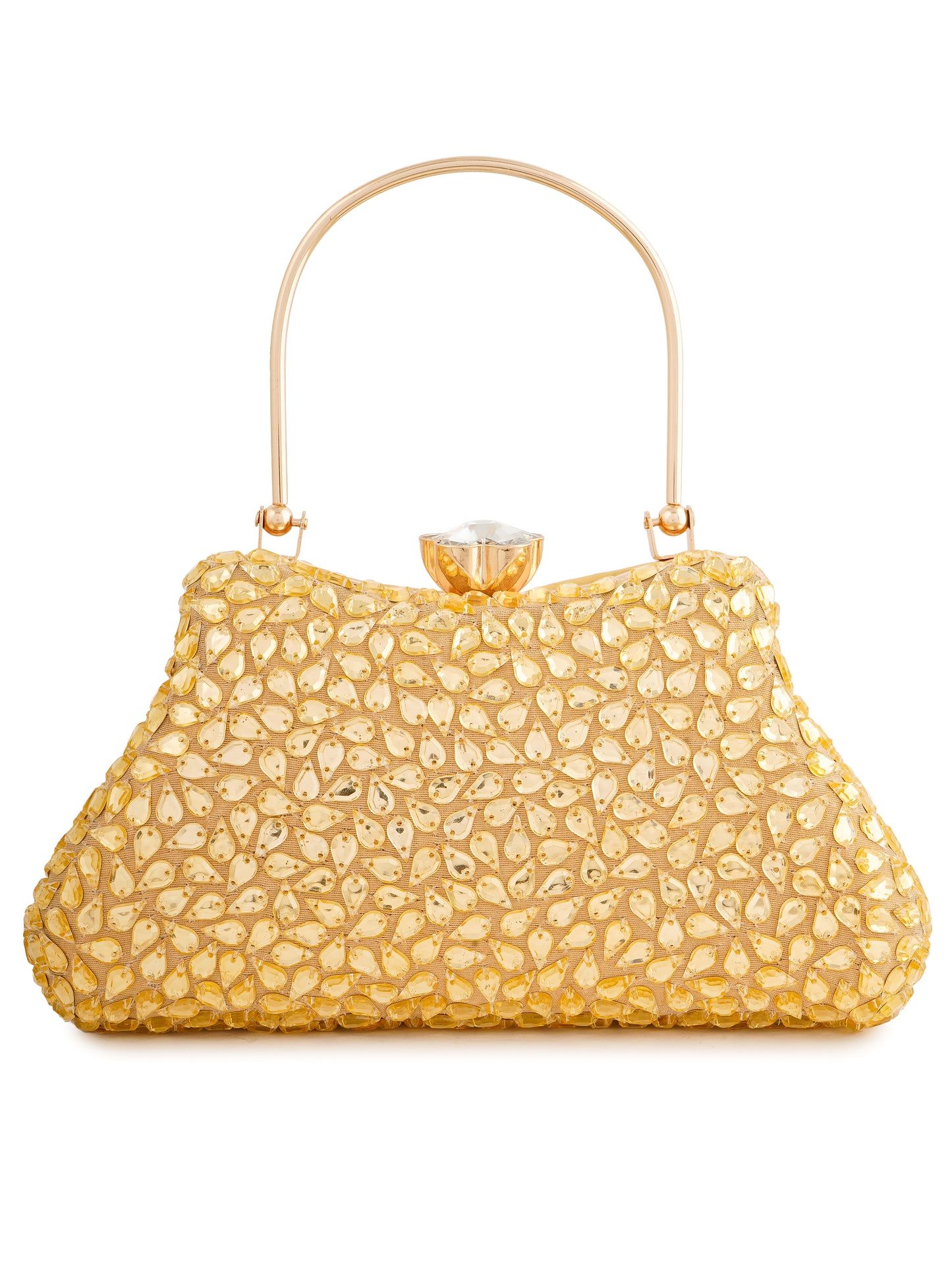 Gold Topaz Clutch - With Minor Imperfections
