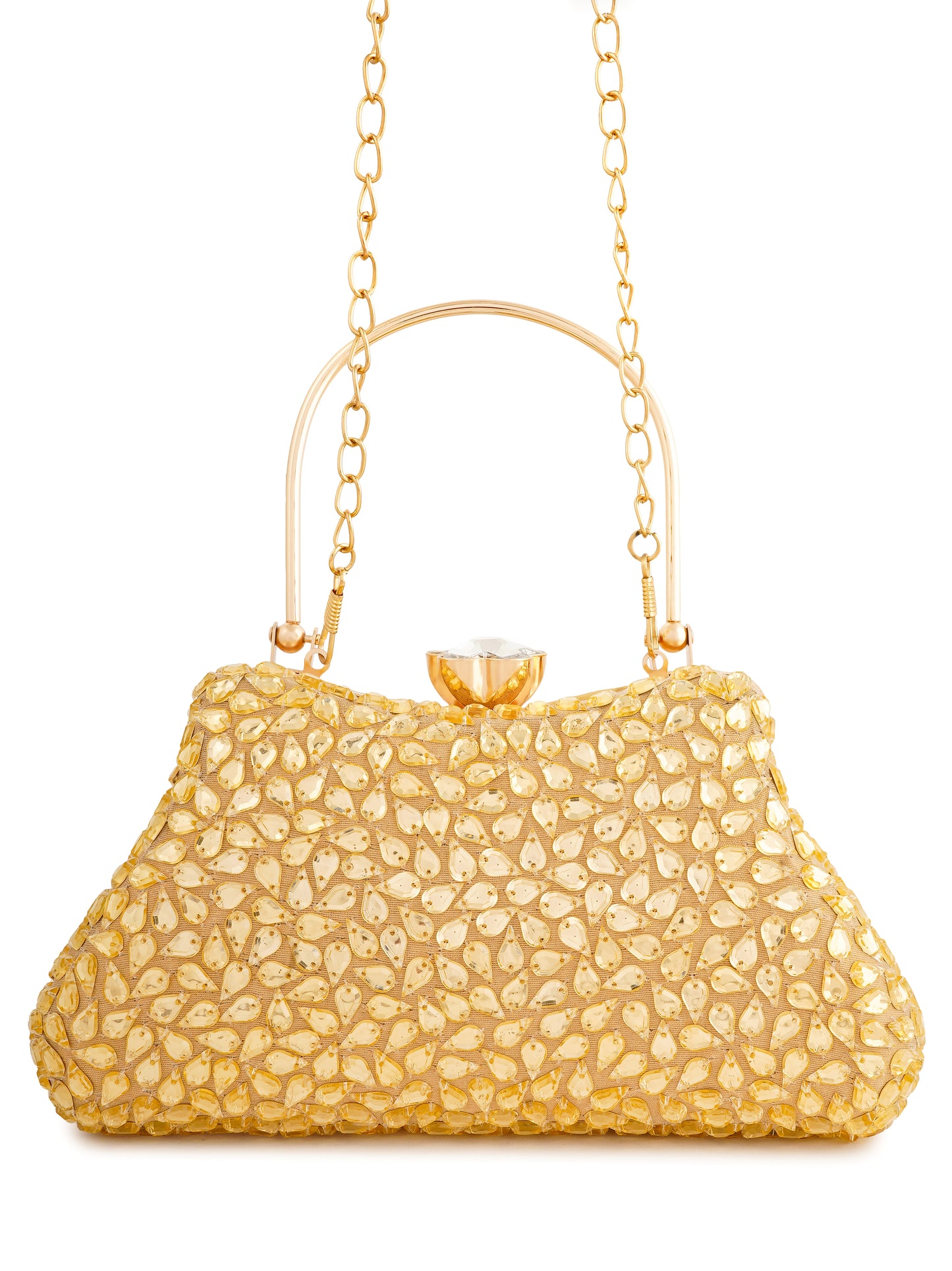 Gold Topaz Clutch - With Minor Imperfections