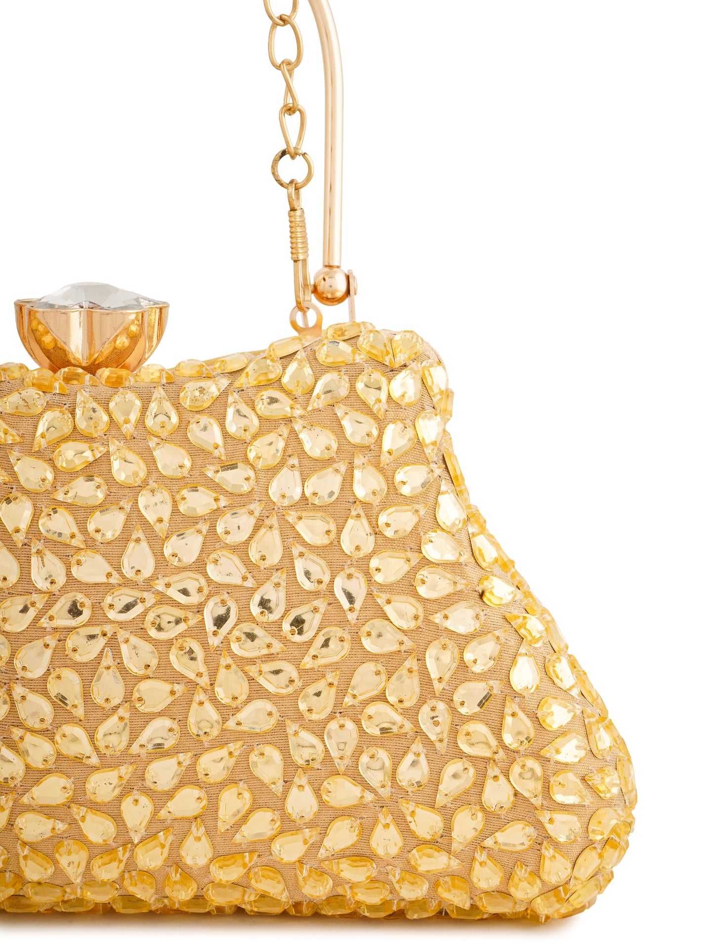 Gold Topaz Clutch - With Minor Imperfections