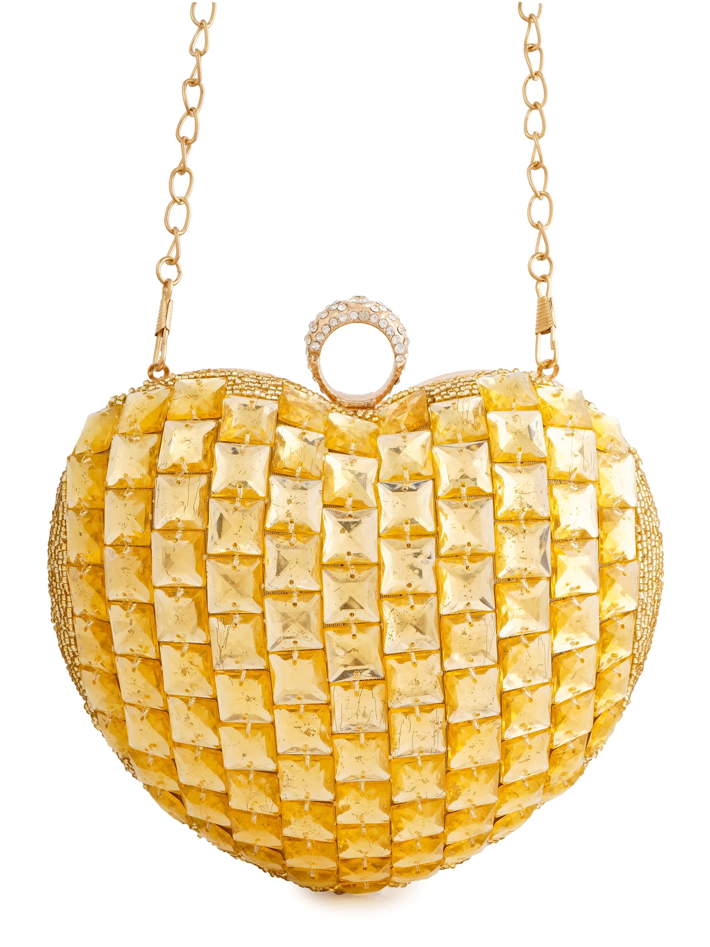 Citrine Heart Clutch