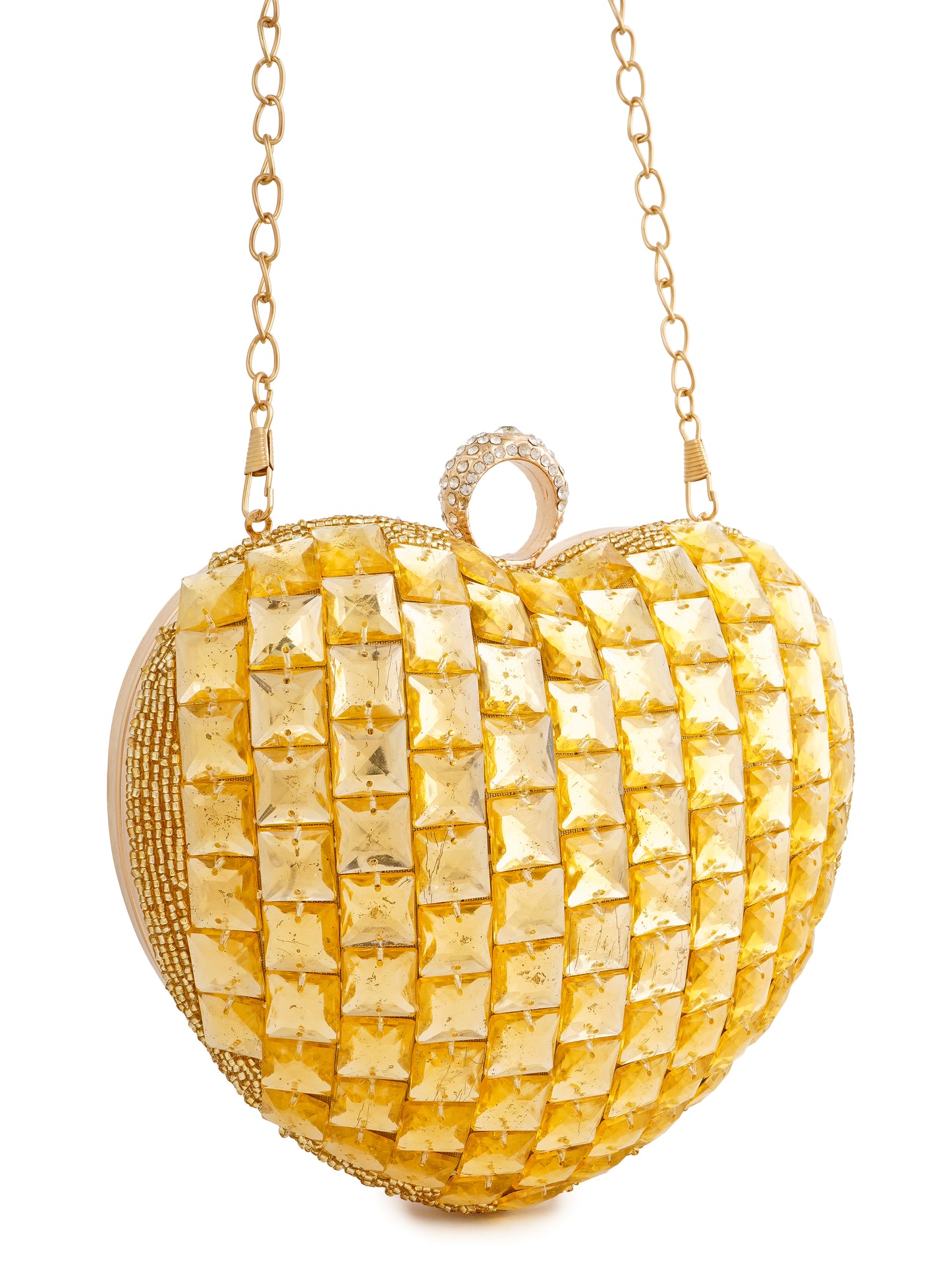 Citrine Heart Clutch