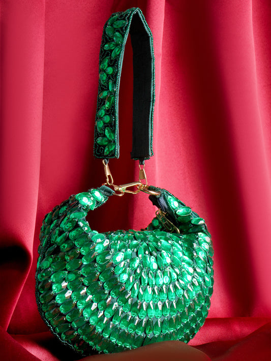 Emerald Glow Purse
