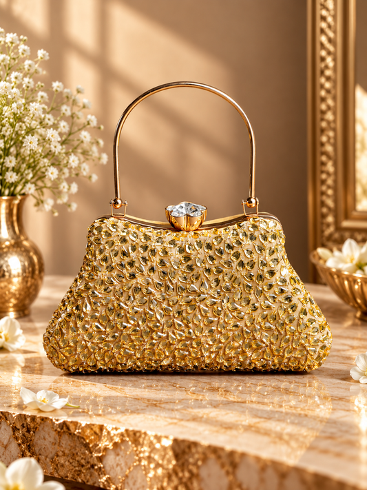 Gold Topaz Clutch