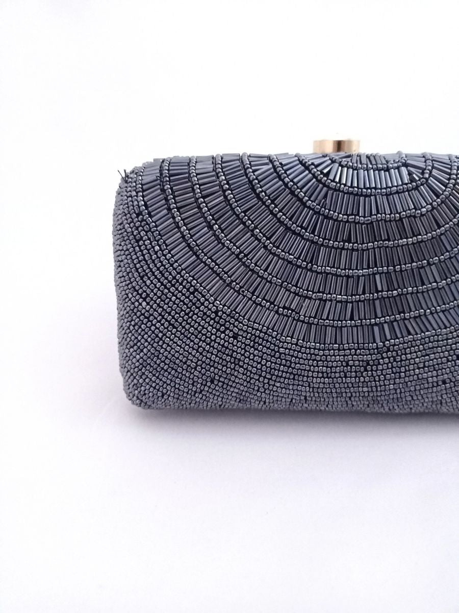 Grey Clutch Bag, Clutches, Bridal Clutch, Party Clutch, Wedding Clutch, Designer Clutch