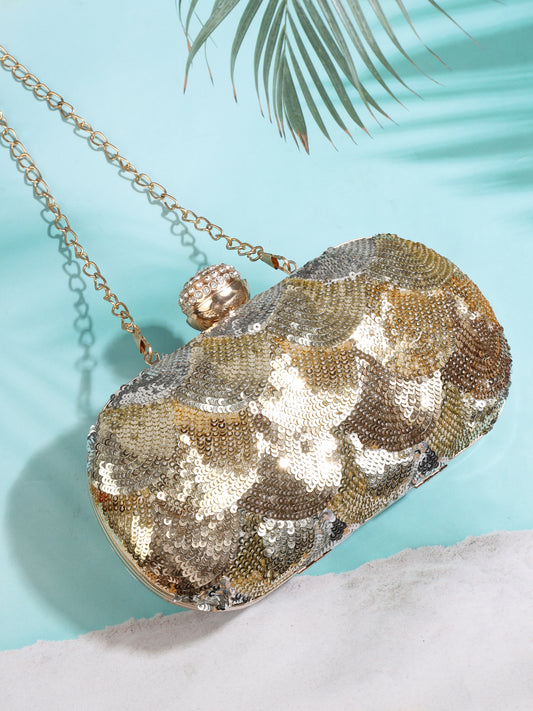 Gold Clutch Bag, Clutches, Bridal Clutch, Party Clutch, Wedding Clutch, Designer Clutch