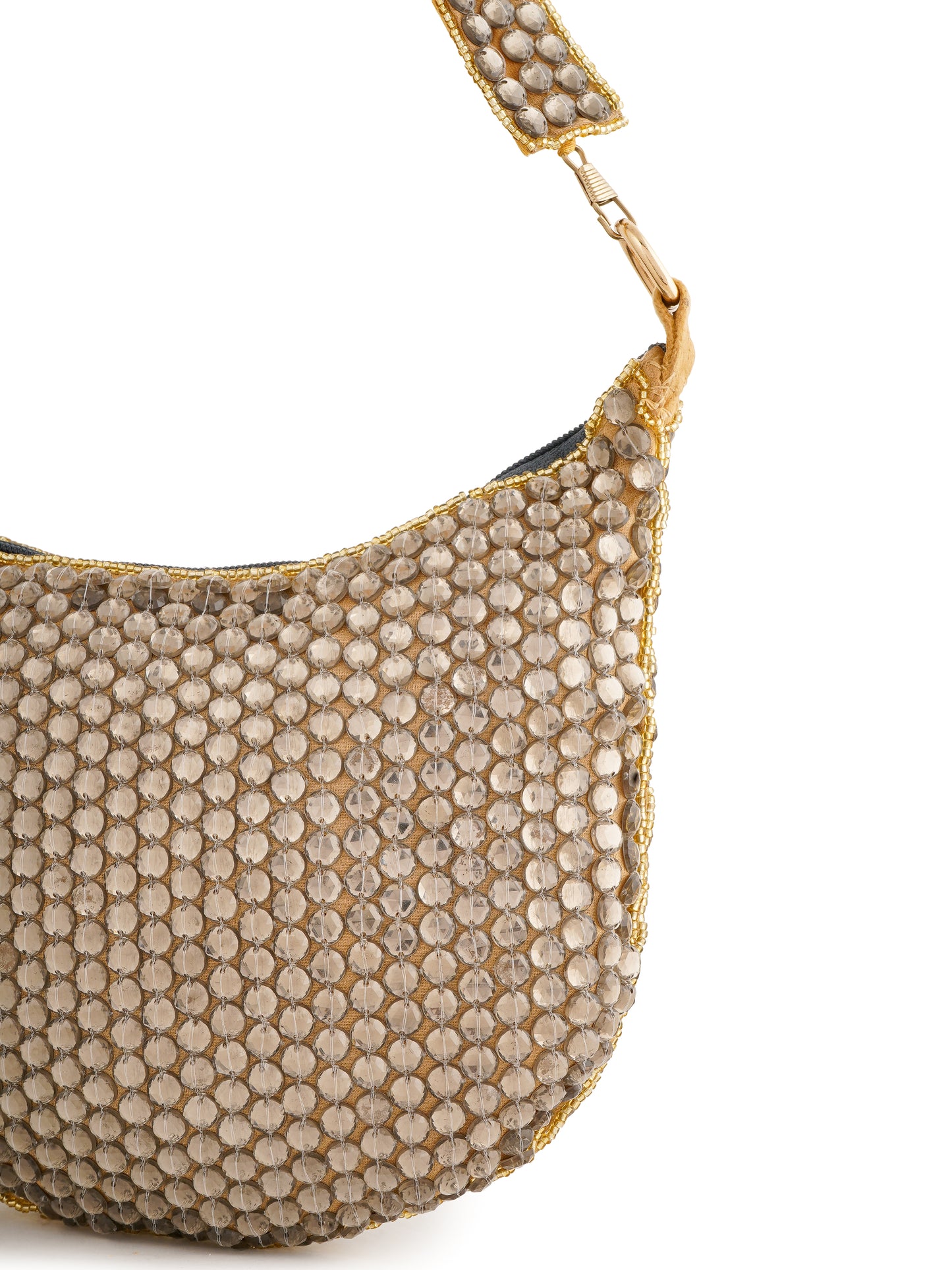 Smokey Topaz clutch purse by aclutchstory featuring a sleek, rectangular design with a textured leather finish.