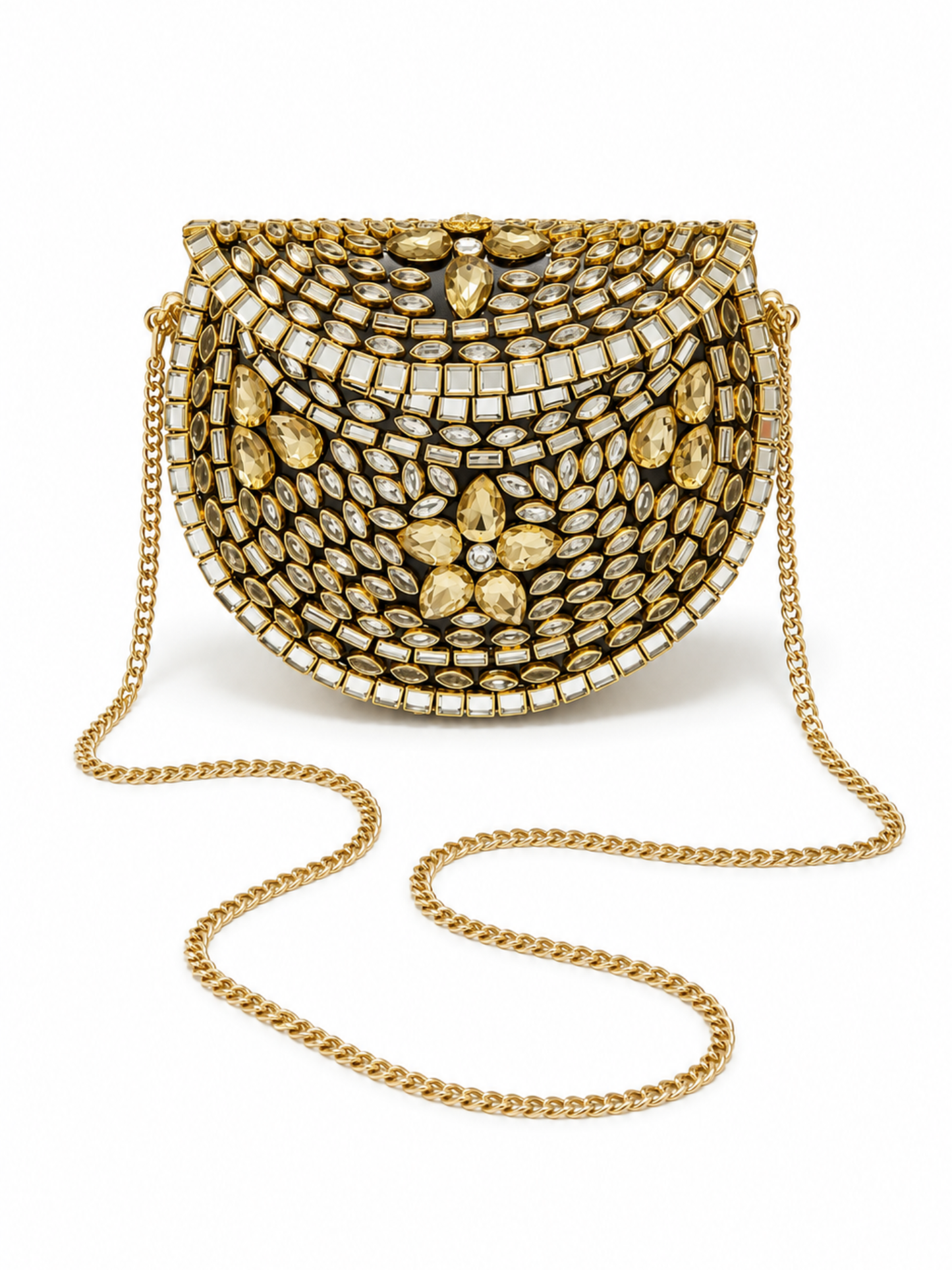 Gold Luxe Kundan Clutch
