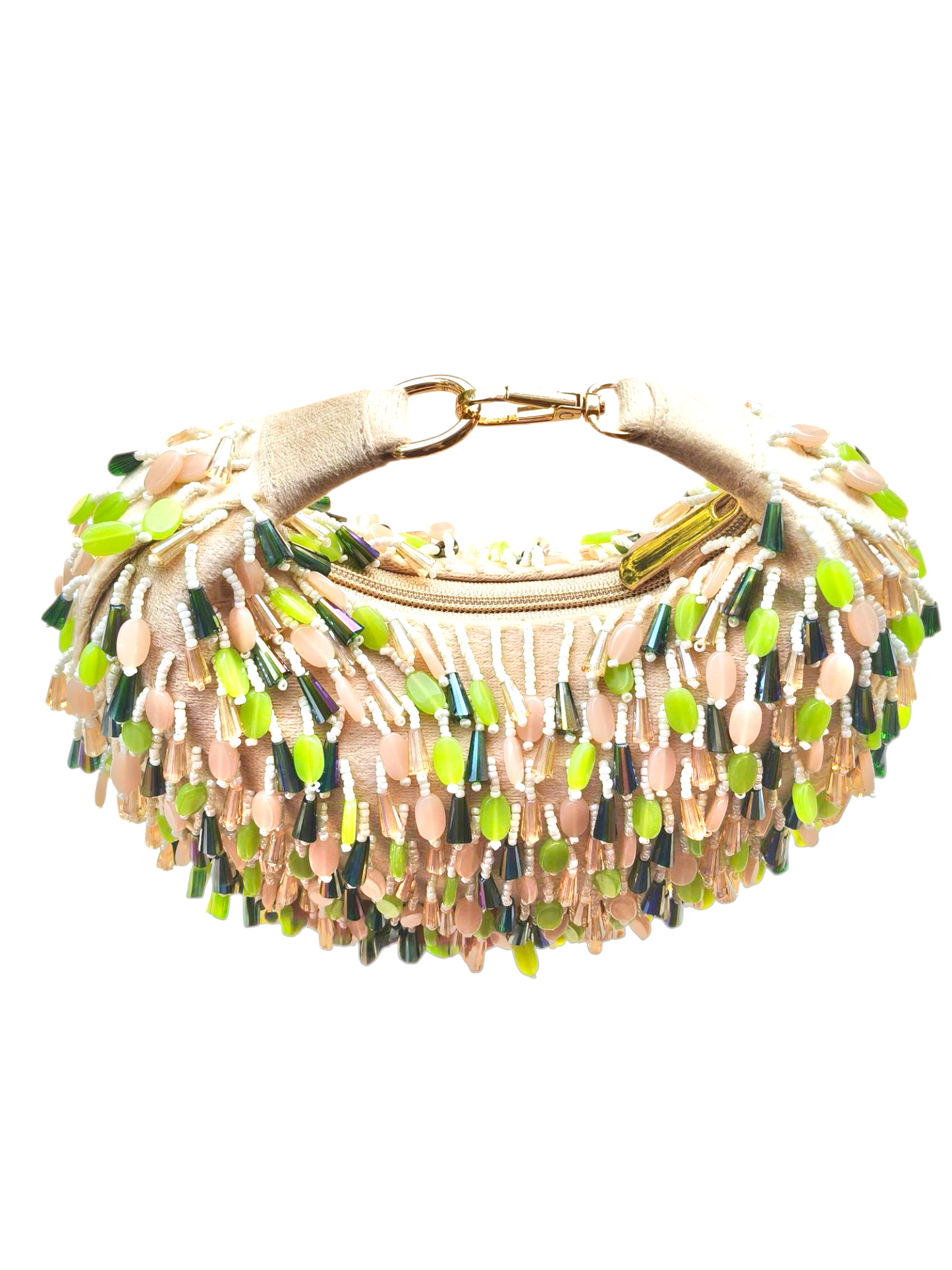 Bejeweled Green Purse