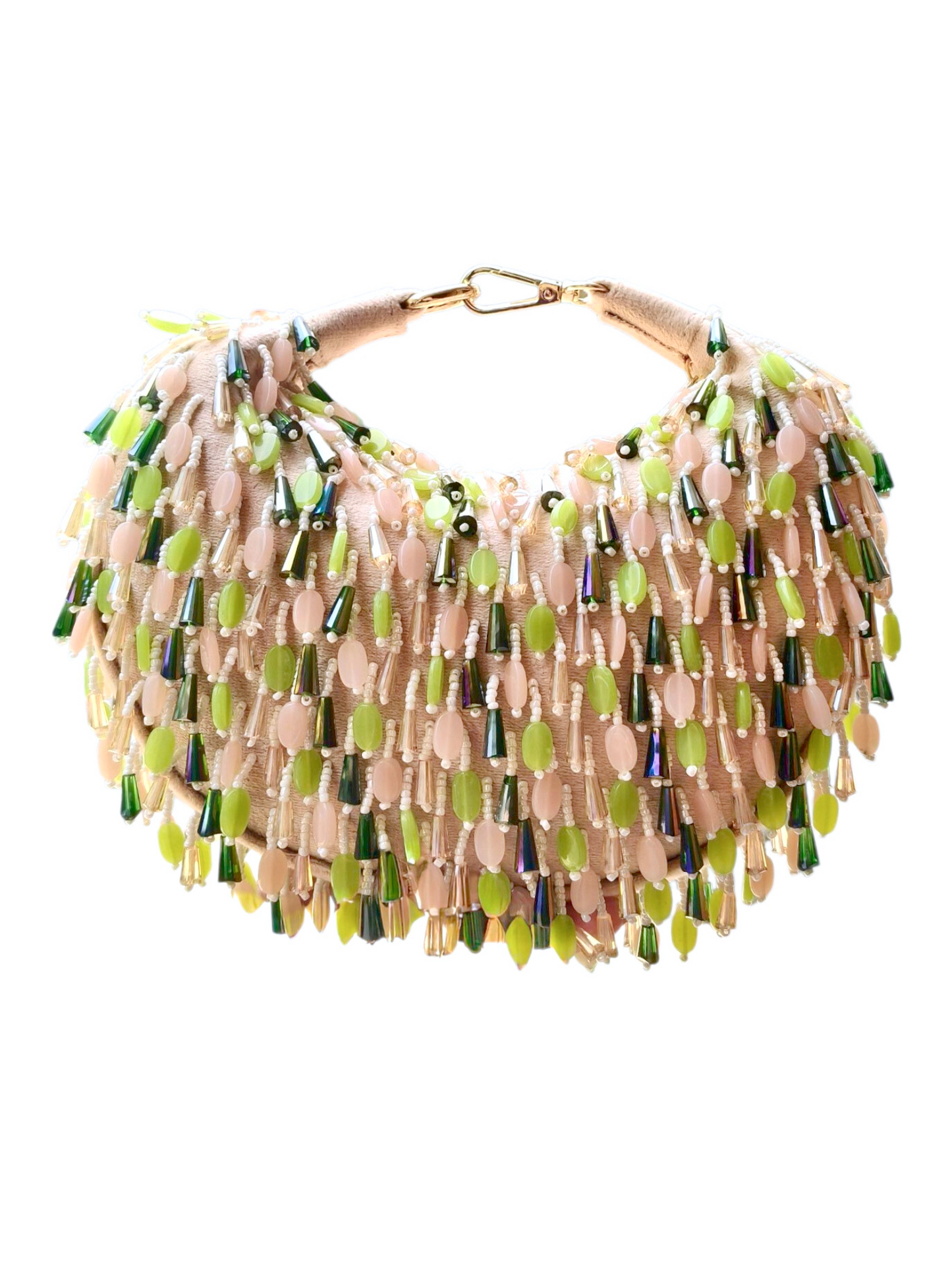 Bejeweled Green Purse