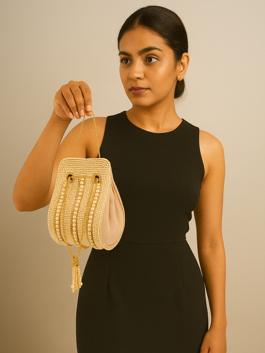 Maharani Handembroidered Clutch